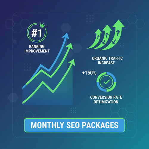 Monthly SEO Packages Results Graphic